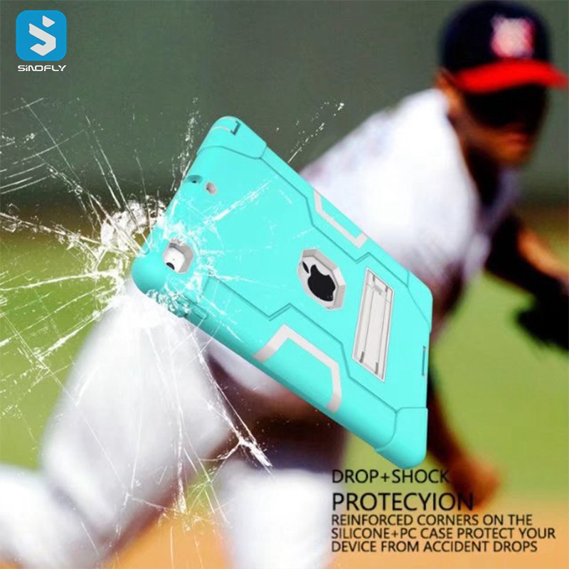 Silicone pc tablet case for ipad